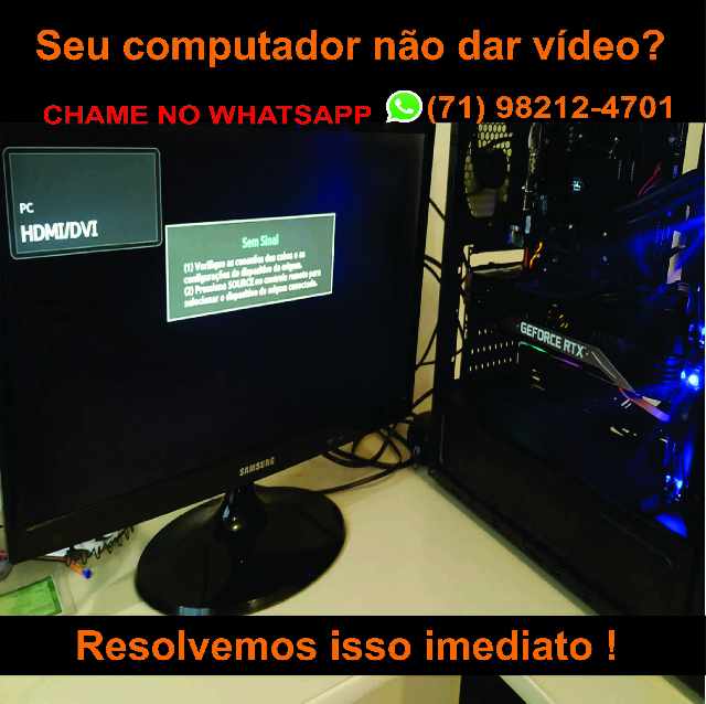 Foto 1 - Seu computador parou de dar video