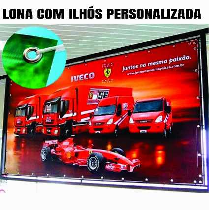 Foto 1 - Lona personalizada com ilhos